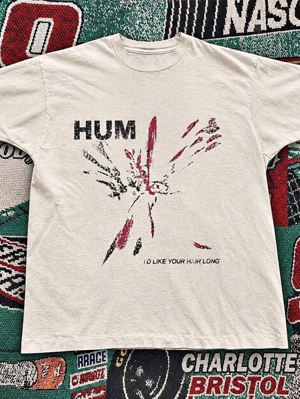 Hum I'd Like Your Hair Long Band T-Shirt